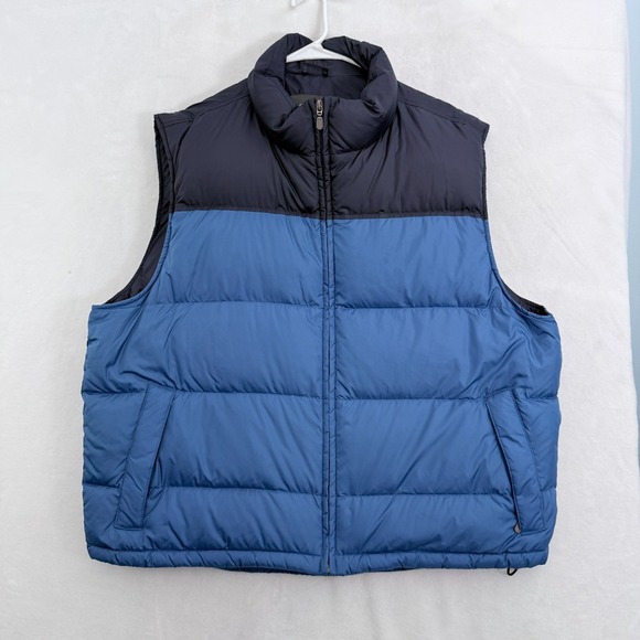 Eddie Bauer Other - Eddie Bauer Puffer Vest Jacket Mens 2XL Blue Full Zip Down